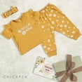 thumbnail image 3 of Chick Pea Baby Girl 3 PC French Terry Jogger Set, Sizes Newborn-24 Months, 3 of 4