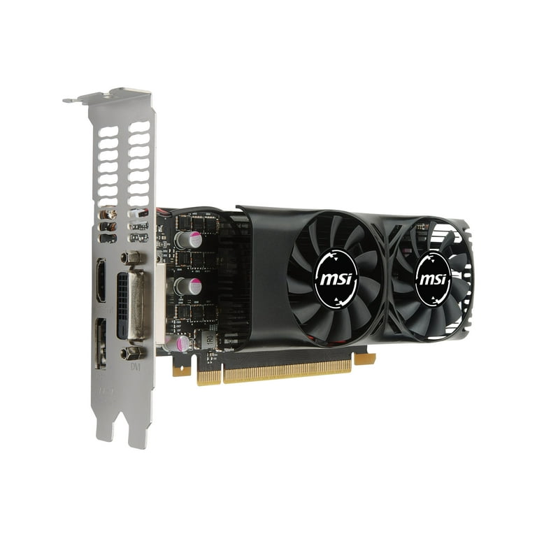 MSI GeForce GTX 1050 Ti 4GB Low Profile PCI Express Video Card G1050T4TP Walmart