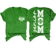 thumbnail image 4 of Holzkary Women Senior Mom T-Shirt Senior Mom Class Of 2026 Tees Letter Printed Graduating In 2026 Tops Graduate Mama Tees Graduate Mama Tshirt Short Sleeve Tops V Neck Graphic Tees Green 3Xl, 4 of 4
