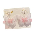 thumbnail image 2 of BAETEUY 1 Pair Hair Clips Elegant Cute Decorative Compact 3D Butterfly Lace Embroidered Hair Pins Accessories for Gift, 2 of 8
