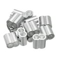 thumbnail image 1 of Uxcell Aluminum Crimping Loop Sleeve, Double Hole Cable Ferrule for Wire 1/2"(12mm), 1 of 7