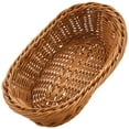 thumbnail image 2 of Oval Wicker Woven Bread Basket, 10.2Inch Storage Basket for Food Fruit Cosmetic Storage Tabletop and Bathroom, 2 of 8