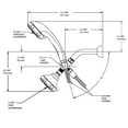 thumbnail image 3 of Speakman Napa Anystream 2-Way Shower Combination, 2.5 GPM, Brushed Nickel, 3 of 6
