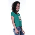 thumbnail image 4 of Moomaya T-shirt à Manches Courtes pour Femmes avec Col Rond, Écusson à Paillettes, Coupe Décontractée - 9M, 4 of 7