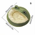 thumbnail image 4 of Semi-Enclosed Cat Bed Small Adorable Frog Pet Nest for Dogs and Cats Comfortable Breathable Plush Cat Cave Indoor Warm Sleeping Beds, 4 of 5
