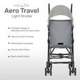 thumbnail image 6 of Dream On Me Aero Travel Light Stroller, Gray, 6 of 16