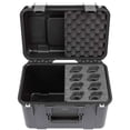 thumbnail image 1 of SKB iSeries Microphone Hard Case, 8-Slot Foam Interior with Cable Storage and Wheels, 1 of 6