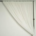 thumbnail image 4 of AK TRADING CO. 120" Wide (10Ft Wide) Sheer Voile Drape Panels for Backdrop, Wedding Events, Ceiling Drapes, Event Masking, Decor - Select from 6ft to 50ft Length. (10 feet x 10 feet, Ivory), 4 of 6