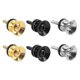 thumbnail image 1 of 6Pcs Guitar Strap Locks Metal Strap Retainer Guitar Strap Buttons for Guitar Strap Metal Strap Lock Studs, 1 of 3