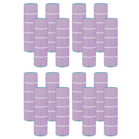 Hurricane 16 Pack HF7468-04P Platinum Purple Pool Filter Cartridge Replacement