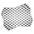 thumbnail image 1 of Ambesonne Geometric Place Mats Set of 4, Different Shapes, Standard Size, Black White, 1 of 4