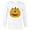 White, variant on Disney and Pixar's Monsters, Inc. Mike-O'-Lantern - Long Sleeve T-Shirt for Men - Customized-White