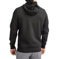 thumbnail image 2 of Men's-Cutter & Buck  Black Oregon Ducks Roam Eco Recycled Half-Zip Pullover Hoodie, 2 of 2