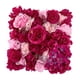 thumbnail image 4 of Panel Floral de seda perfecl 13,78 pulgadas x 13,78 pulgadas Rojo, 4 of 8