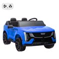 thumbnail image 1 of Yiwa 24V Licensed Cadillac 2-Seater Kids Ride-On Truck, Electric Car with Remote Control, Spring Suspension, Music, LED Lights, 1 of 7