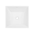 thumbnail image 4 of St. Tropez Square Ceramic Vessel Sink, 4 of 9