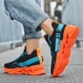 thumbnail image 4 of Women Men Running Shoes Breathable Non Slip Mesh Sneakers, Hollow Outsole Athletic Shoes Blade Type Fashion Sneakers Sport Workout Gym, 4 of 12