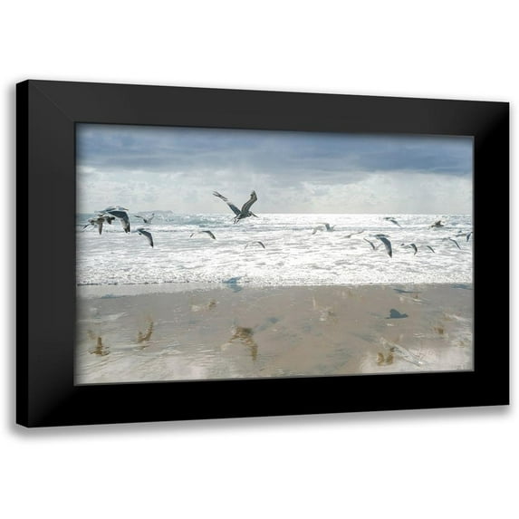 Hartson-Weddle, Ryan 18x13 Black Modern Framed Museum Art Print Titled - Letting Go I