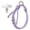 Dreamy Purple, variant on Hand-Woven Phone Lanyard Wrist Strap, Braided Leather Keyring with Silver Beads, Universal Phone Charm and Keychain for Women (Light purple)