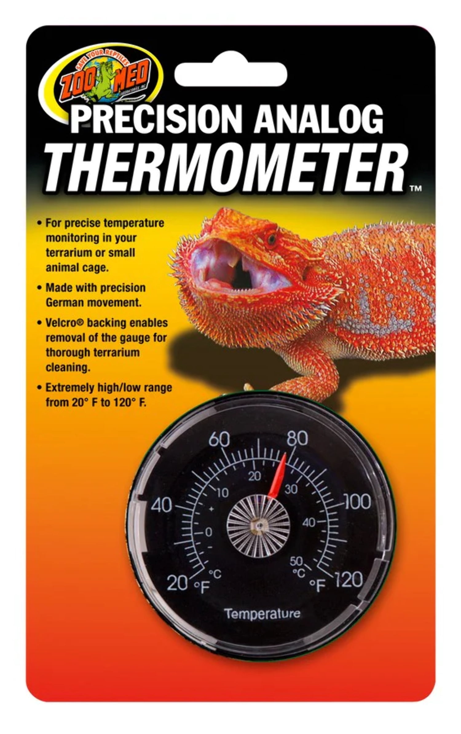 Zoo Med Laboratories Precision Analog Thermometer™
