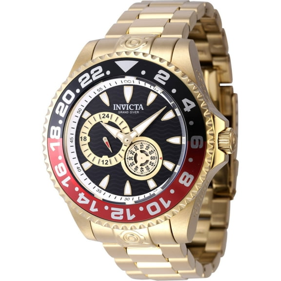 Invicta 47304 Men's Pro Diver Automatic Black and Red Bezel Watch