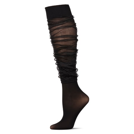MeMoi Women s Fashionista Slouchy Knee High Socks - Womens - Female  One Size  Black price history on PriceWatchPro