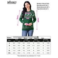 thumbnail image 7 of GymChoice Women's Christmas Sweater,Long Sleeve Reindeer Knit Pullover Tops, 7 of 7