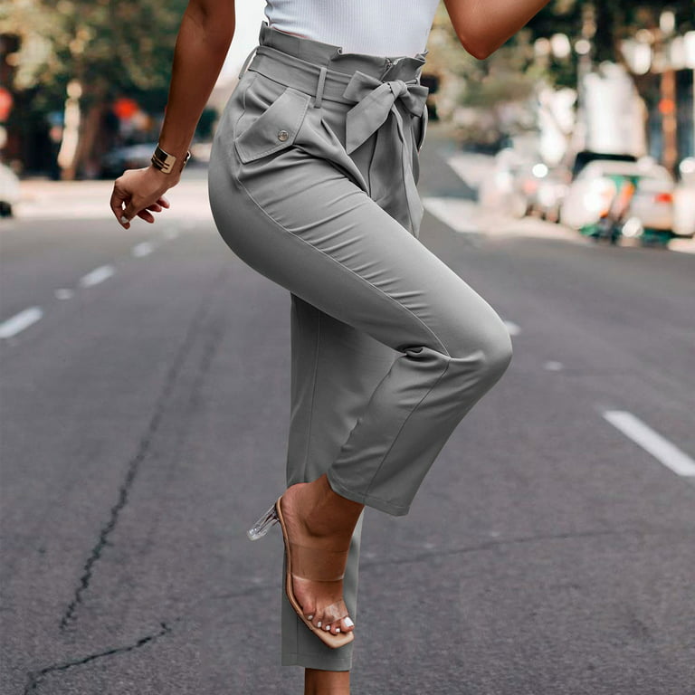 The Effortless Tailored Wide Leg Pants, Women's Casual Wide Leg High  Waisted, Tailored Wide Leg Pants for Women (Khaki-Long,XXL) : :  Clothing, Shoes & Accessories