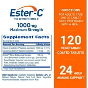 Ester-C 1000 mg Coated Tablets 120 Tablets