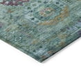 thumbnail image 3 of Addison Rugs Chantille Indoor/Outdoor Traditional Panel Teal Machine Washable Rectangle Rug, 10' x 14', 3 of 8