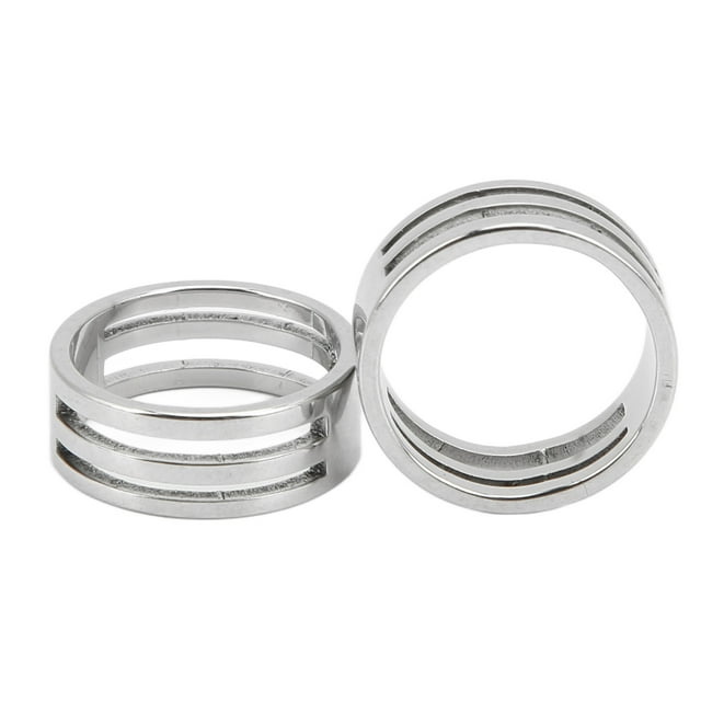 Opening Ring,2 Pcs Hand Made Jewelry Rings Closing Tool Rings Precision Engineered
