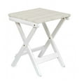 thumbnail image 2 of Plow & Hearth Claytor Folding Eucalyptus Outdoor Side Table Black, 2 of 2