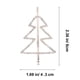 thumbnail image 5 of Accesorio decorativo del pelo de la pinza del pelo de la forma del árbol de Navidad de la moda de la horquilla del diamante artificial, 5 of 7