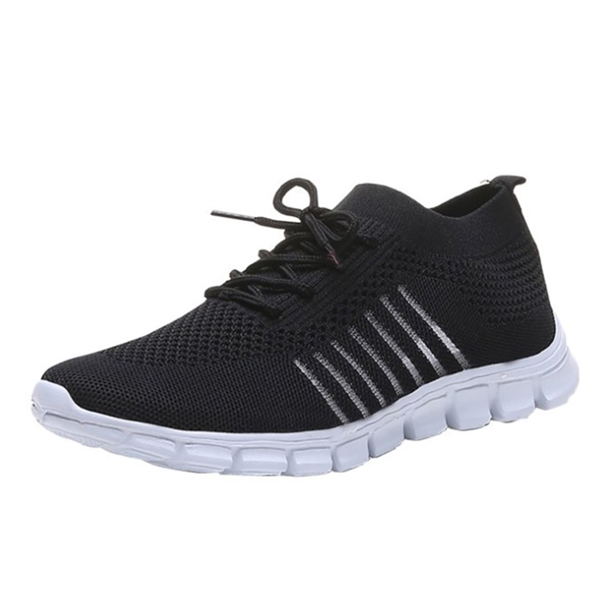 CocMouse Women's Mesh Sneakers Fashion Tennis Shoes Tie-up Walking Shoes