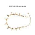thumbnail image 4 of maskred 1/2/3 New Rivets Chokers Punk Goth Handmade Choker Necklace Rivet Necklace Rock Gothic Chokers gold 1 Pc, 4 of 6