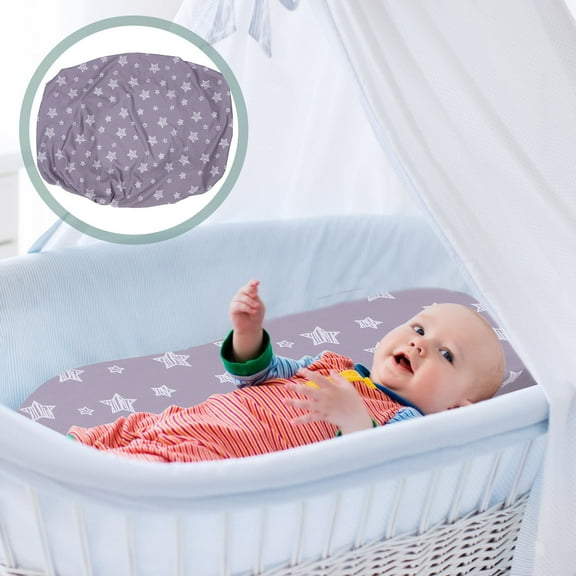 TAILTOSS 1Pcs Grey Polyester Changing Pad Cover for Durable Use