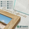 thumbnail image 4 of 8.5x11 Picture Frame Set - 4 Pack, Natural Solid Wood, HD Tempered Glass, Elegant Photo Frames for Table or Wall Display, 4 of 6