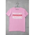 thumbnail image 5 of Old Glory Mens World's Most Awesome Husband Short Sleeve Graphic T Shirt, 5 of 6