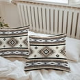 thumbnail image 4 of Brown Southwestern Outdoor Waterproof Pillow Covers 24x24 Pack of 2 Native Aztec Ethnic Style Geometric Decorative Outdoor Pillow Covers Square Cushion Cases for Patio Furniture Pergola Couch, 4 of 4
