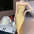 thumbnail image 5 of Vestido sexy con tirantes finos para mujer, vestido de fiesta sin espalda para discoteca, vestidos de verano de color sólido para mujer, vestidos largos elegantes sin mangas ajustados, 5 of 5