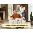 thumbnail image 7 of Power Lift Recliner Chair for Elderly with Heating & Vibration Massage, Large Wide Heavy Duty Extended Footrest for Big & Tall, 2 Cup Holders & Side Pockets Faux Leather, 7 of 7