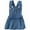 Light Blue, variant on TOOYOU Girls Dresses Summer Denim Overall Dress With Pleated Dress For Ages 6 Months To 6 Years Toddler Baby Sweet Girl Theme Party Sundress ,Size 12-24 Months , Blue