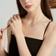 thumbnail image 5 of Collar cuadrado de plata 925 para mujer, collar para clavícula, diseño moderno, 5 of 7