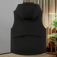 thumbnail image 5 of ZACPNCV Men's Winter Puffer Vest Sleeveless Warm Zipper Lightweight Jacket Vest with Removable Hood, 5 of 9