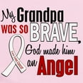thumbnail image 2 of CafePress - Angel 1 GRANDPA Lung Cancer Infant Bodysuit - Baby Light Bodysuit, Size Newborn - 24 Months, 2 of 4