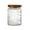 Round, variant on Convenient Clear Glass Storage Jar For Kitchen Pantries And Home Organization