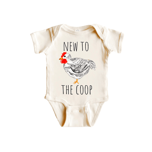 Chicken Farm Barn Animal Newborn Baby Bodysuit