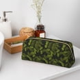 thumbnail image 7 of Uemuo Tropical Palm Leaves Fern Leaf Printed Leather Pencil Case, Pencil Pouch, Portable Pencil Bag, Pen Case for& Office, 7 of 7