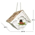thumbnail image 2 of Home Bazaar Little Hanging Wren House, White, 2 of 5