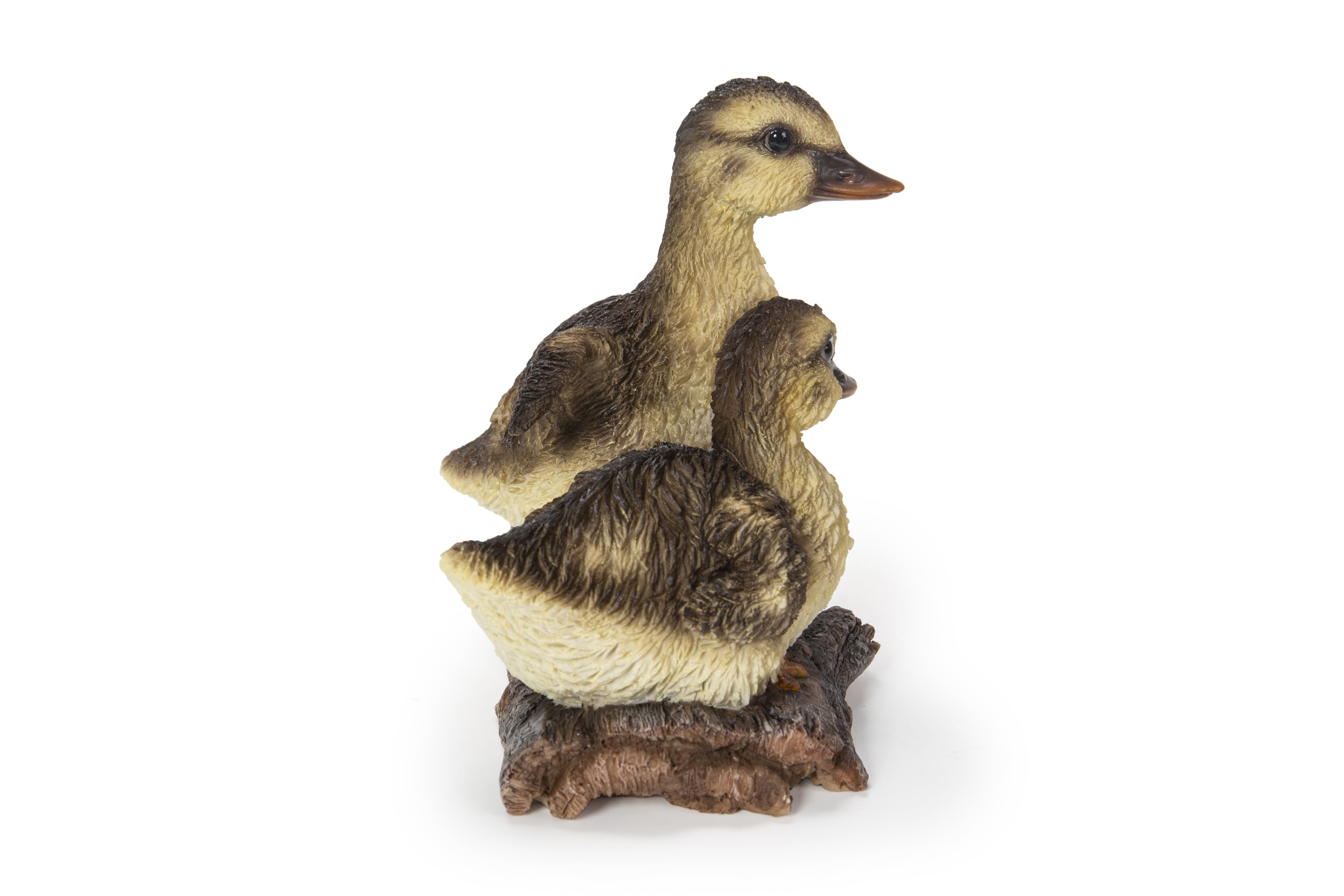 Playful Ducklings Garden Statue - Yellow/Black